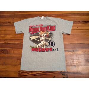 LEE Sport VTG Mark McGwire St Louis Home Run King Shirt Size XL